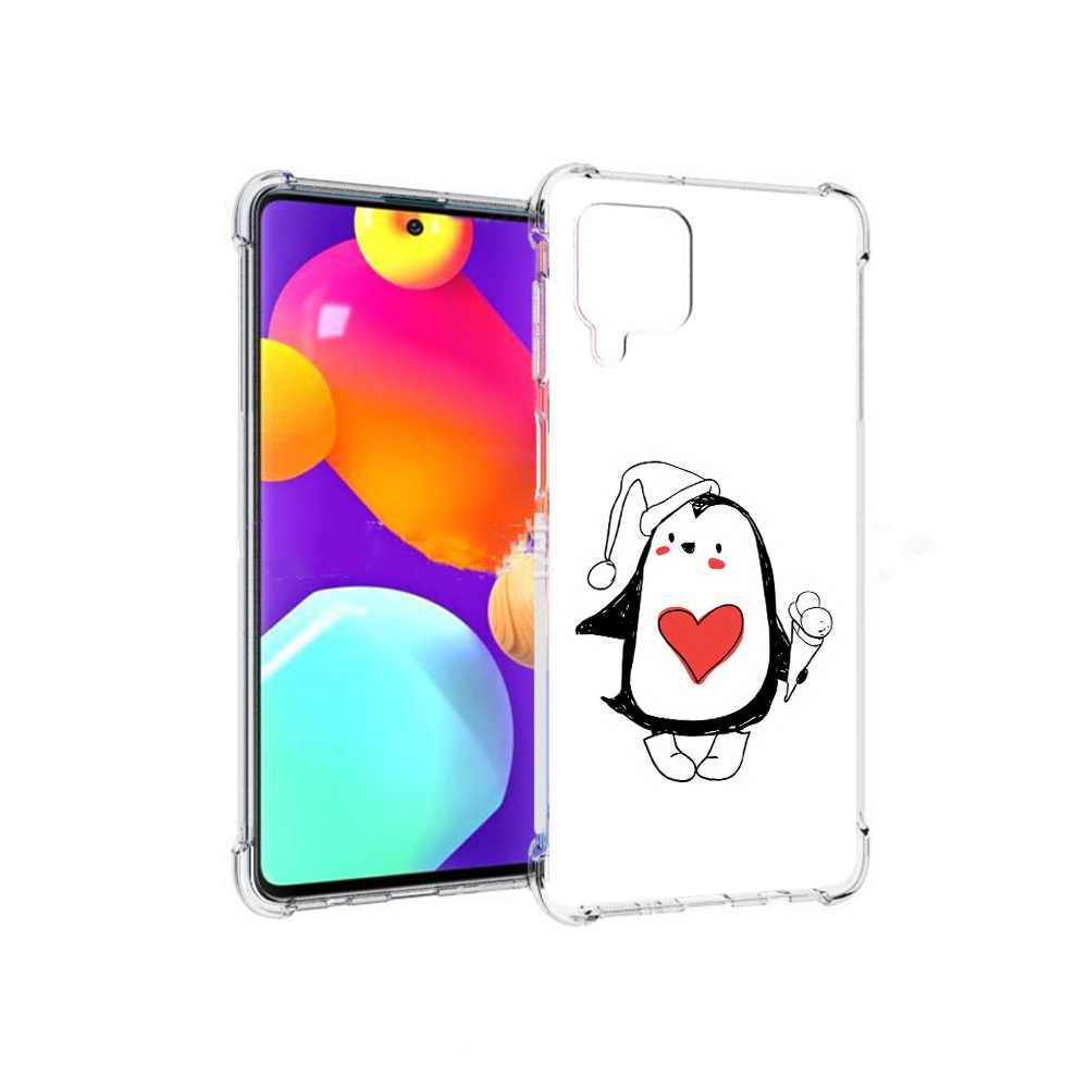 

Чехол MyPads Tocco для Samsung Galaxy M62 Пингвин с мороженым (PT158430.541.135), Прозрачный, Tocco