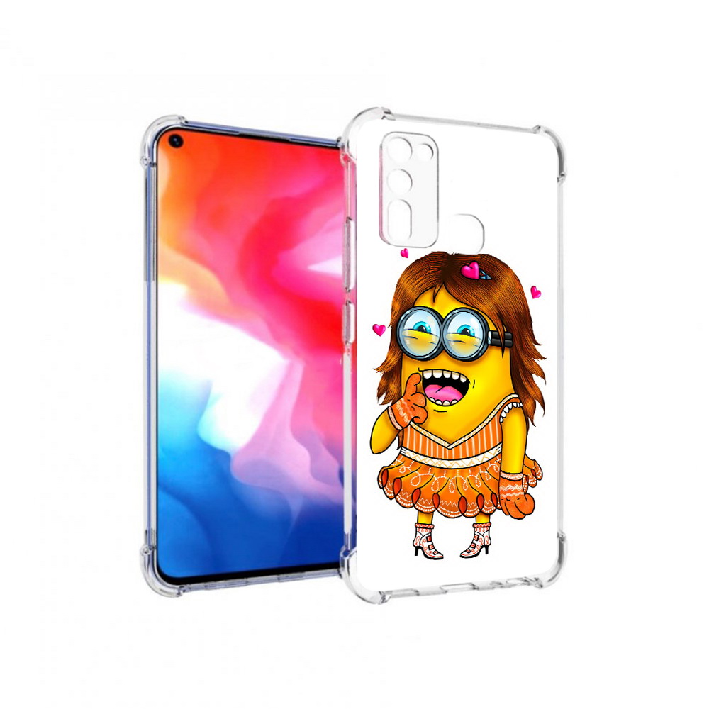 

Чехол MyPads Tocco для Vivo Y50 Миньон девочка (PT226982.418.116), Прозрачный, Tocco