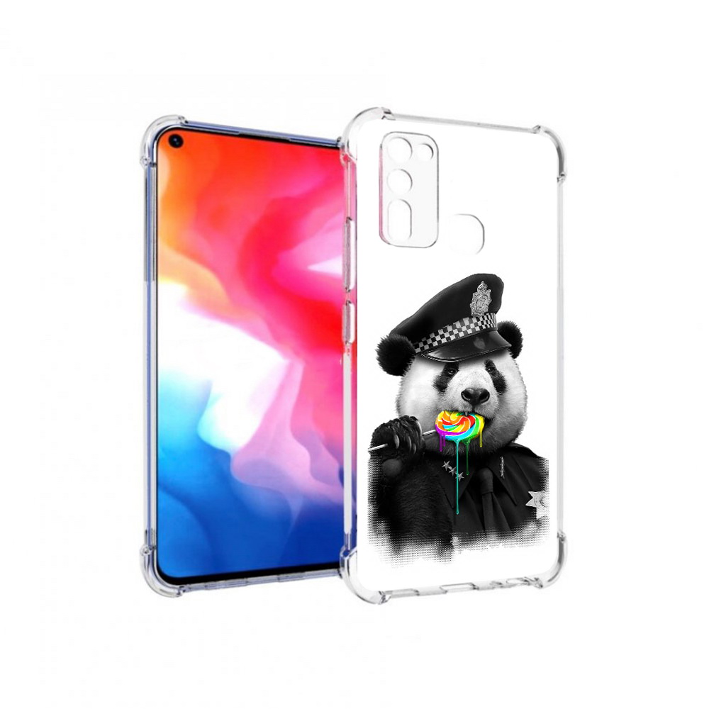 

Чехол MyPads Tocco для Vivo Y50 Панда полиция (PT226982.418.130), Прозрачный, Tocco