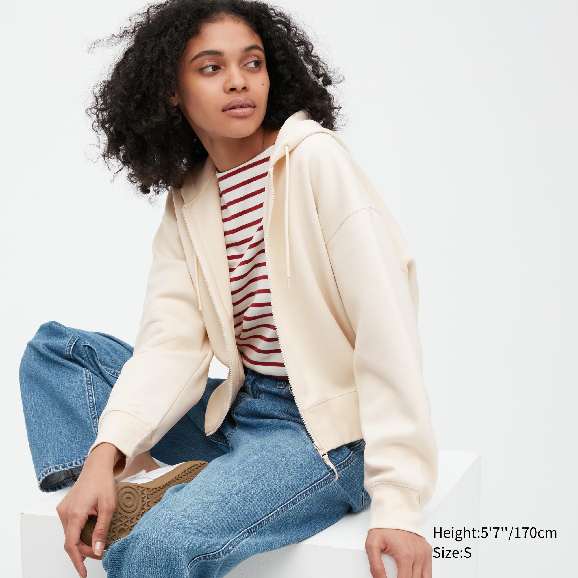 

Толстовка женская UNIQLO 452214COL01 белая 2XS (доставка из-за рубежа), 452214COL01