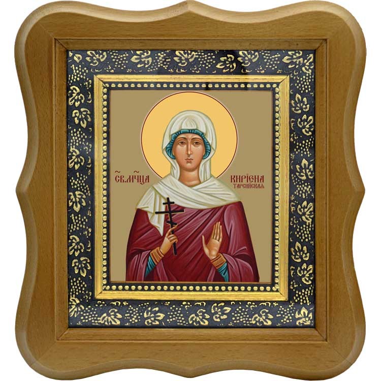 

Кириена Тарсийская мученица. Икона на холсте.