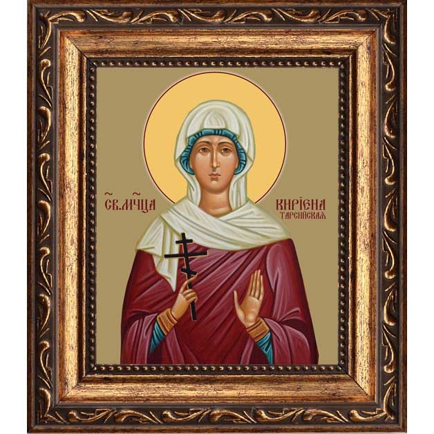 

Кириена Тарсийская мученица. Икона на холсте.