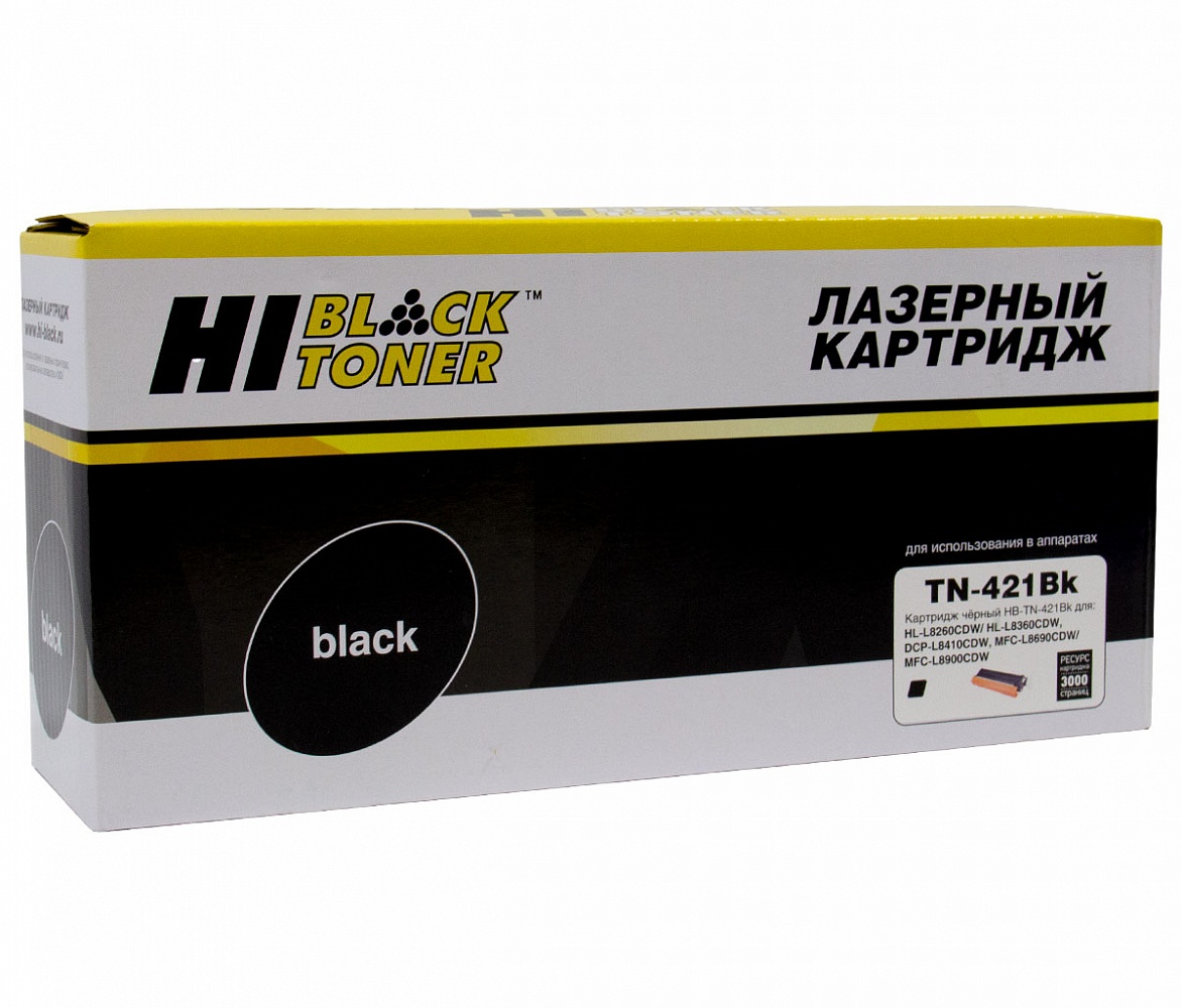 

Тонер-картридж Hi-Black (HB-TN-421BK), Черный