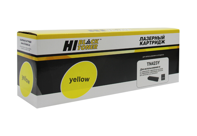 

Тонер-картридж Hi-Black (HB-TN-423Y), Желтый
