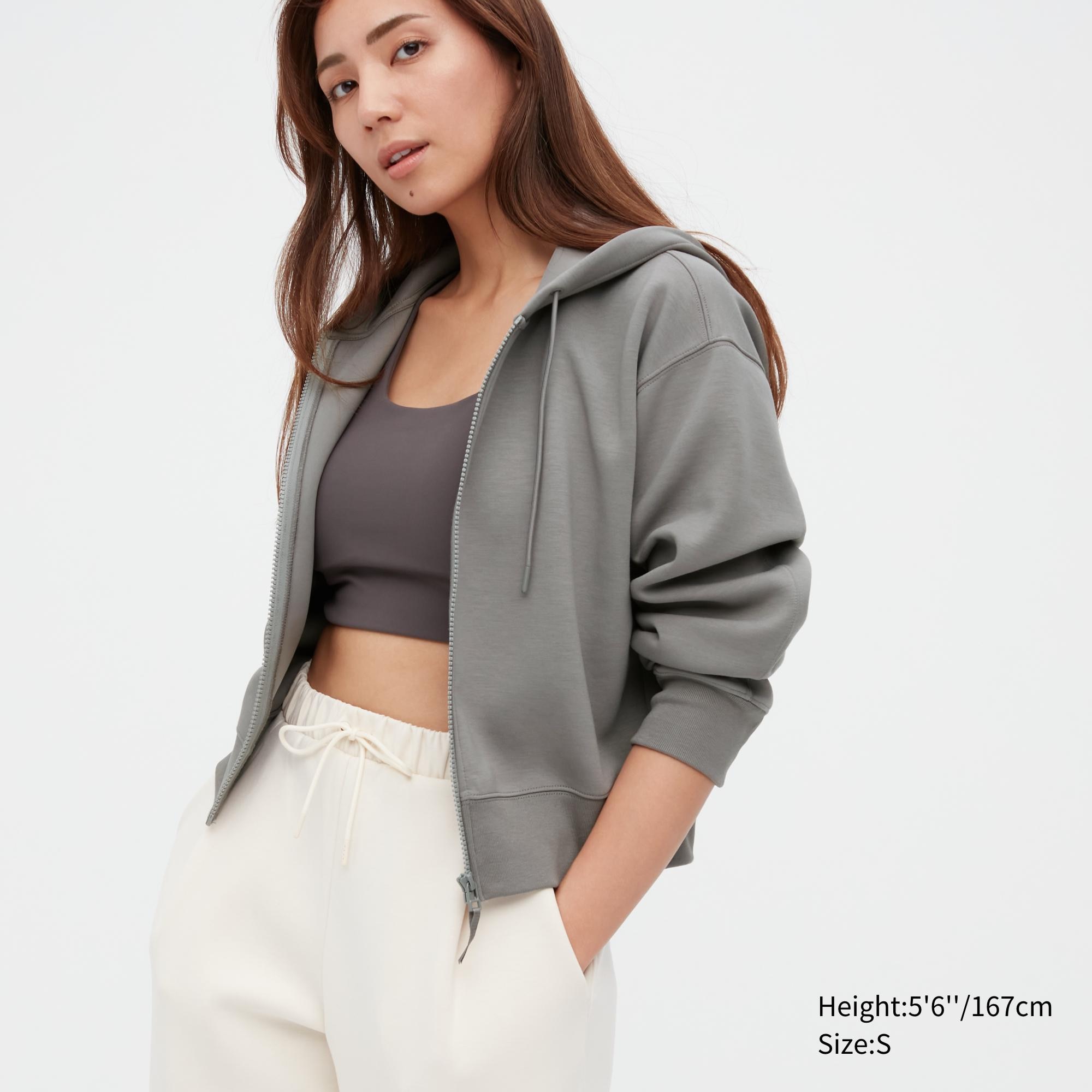 

Толстовка женская UNIQLO 452214COL05 серая S (доставка из-за рубежа), 452214COL05