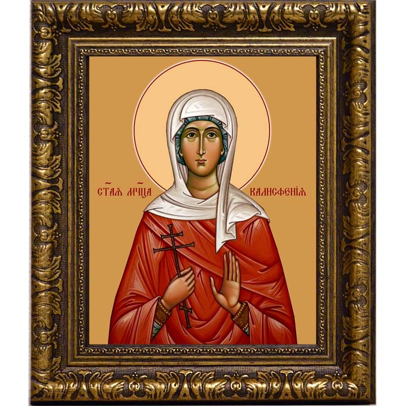 

Каллисфения Ефесская святая. Икона на холсте.