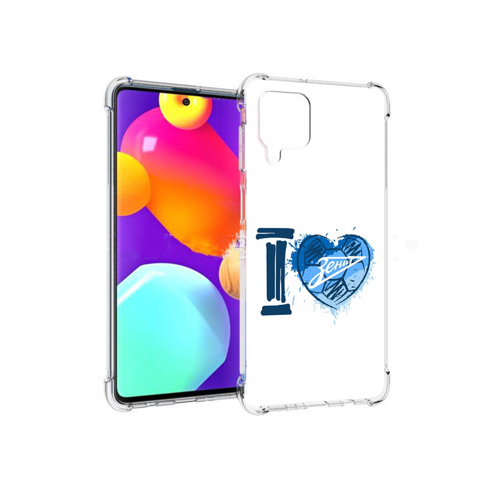 

Чехол MyPads Tocco для Samsung Galaxy M62 ФК я люблю зенит (PT158430.541.186), Прозрачный, Tocco