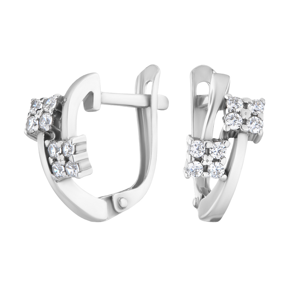 

Серьги из серебра с фианитом ЮВЕЛИР КАРАТ 2129976/9, 2129976/9