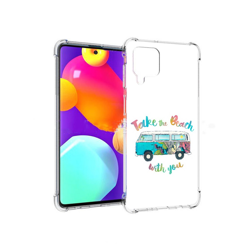 

Чехол MyPads Tocco для Samsung Galaxy M62 Хиппи автобус (PT158430.541.190), Прозрачный, Tocco