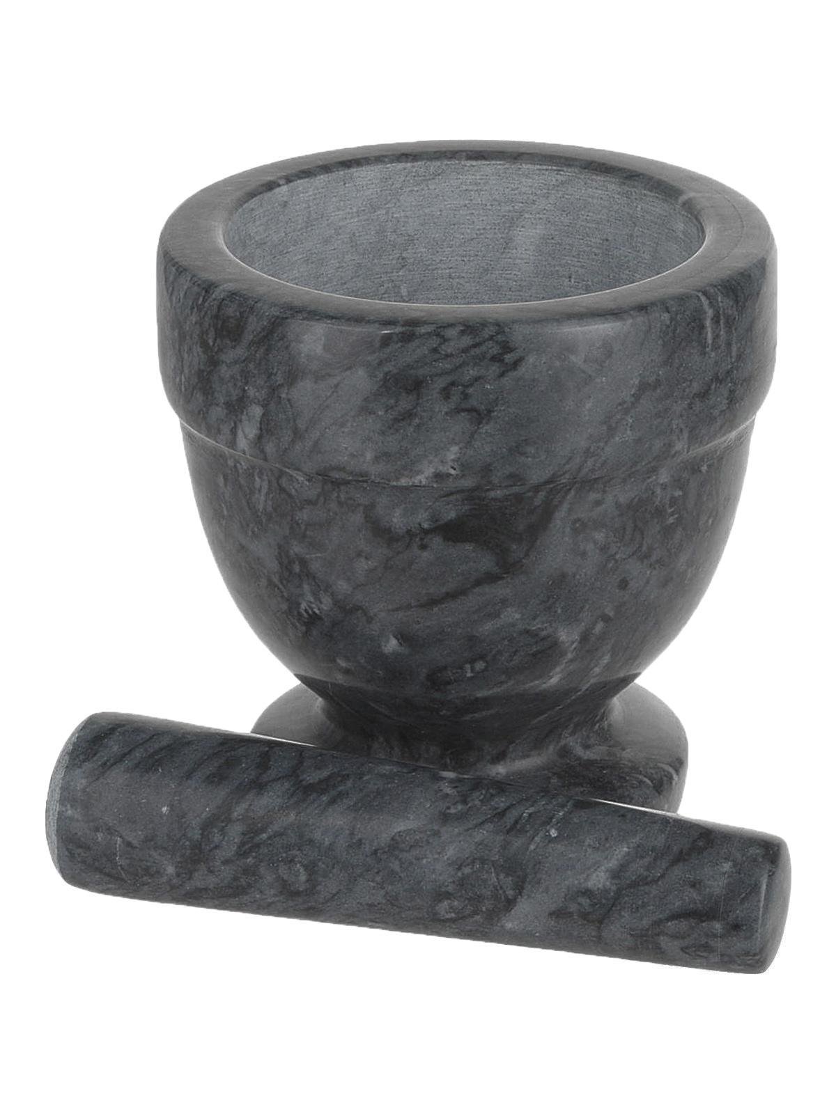 Гранитная ступка с пестиком 4123532 черный, 10х10 см