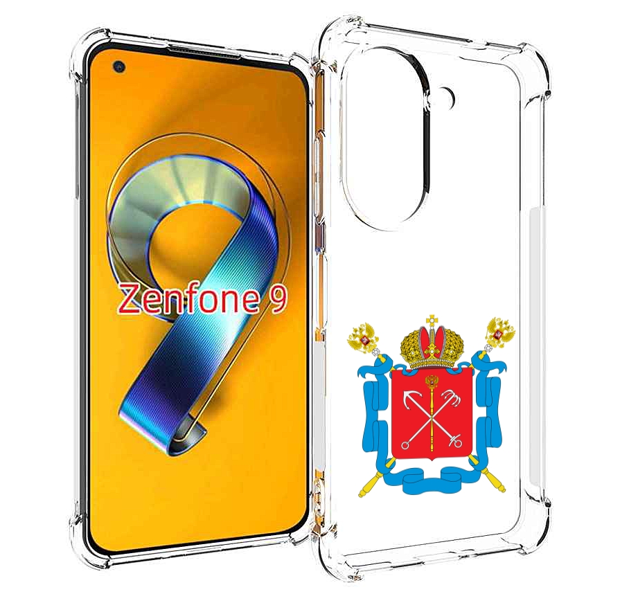 Чехол MyPads герб-санкт-петербург для Asus Zenfone 9 (AI2202)