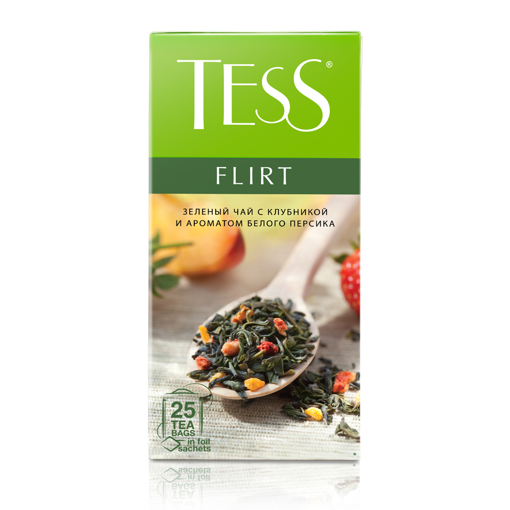 Чай зелёный Tess Flirt, 25 пакетиков
