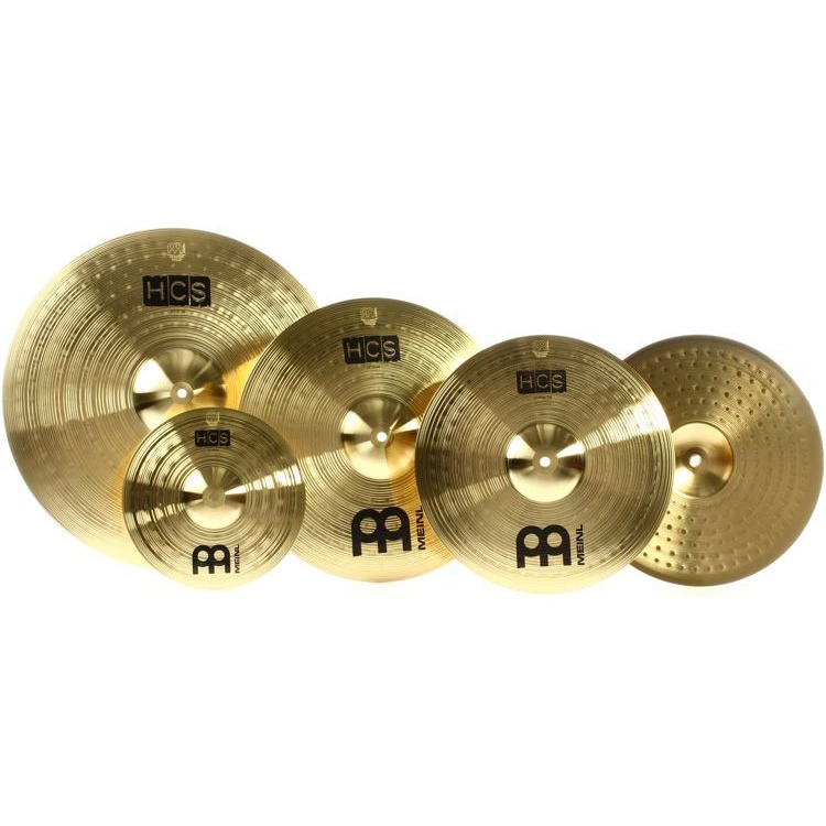 фото Комплект тарелок meinl 14" hi-hat, 16" crash, 20" ride+free 10" splash