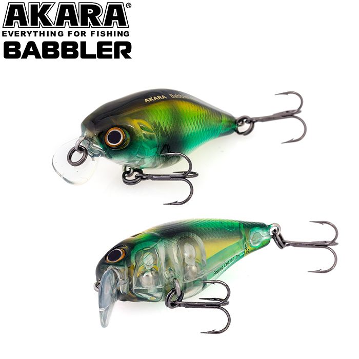 

Воблер Akara Babbler 40F 3 гр 1/9 oz 1,6 in A146, Разноцветный, Babbler