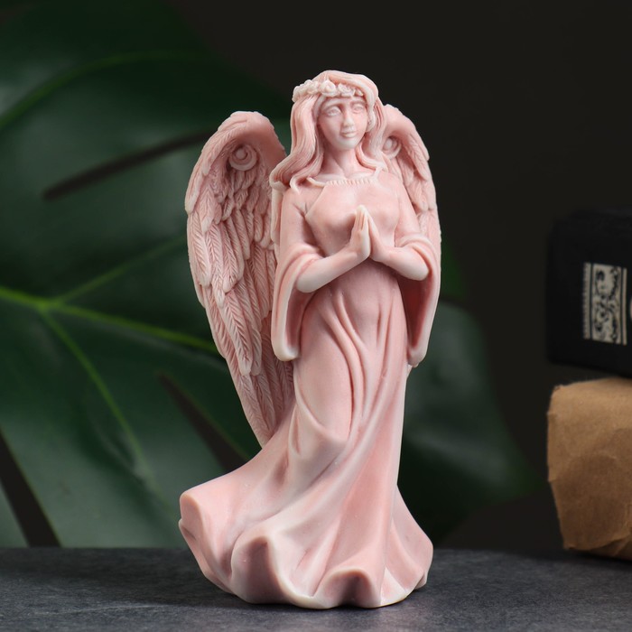 фото Сувенир "ангел хранитель девушка" 11,5см сувениры из мраморной крошки