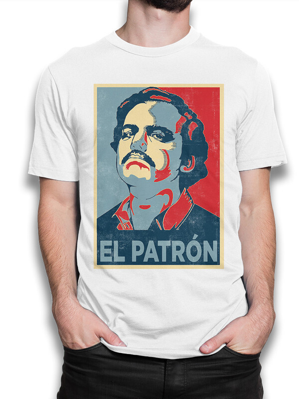 Футболка мужская DreamShirts Studio Пабло Эскобар 477-pablo-2 белая S