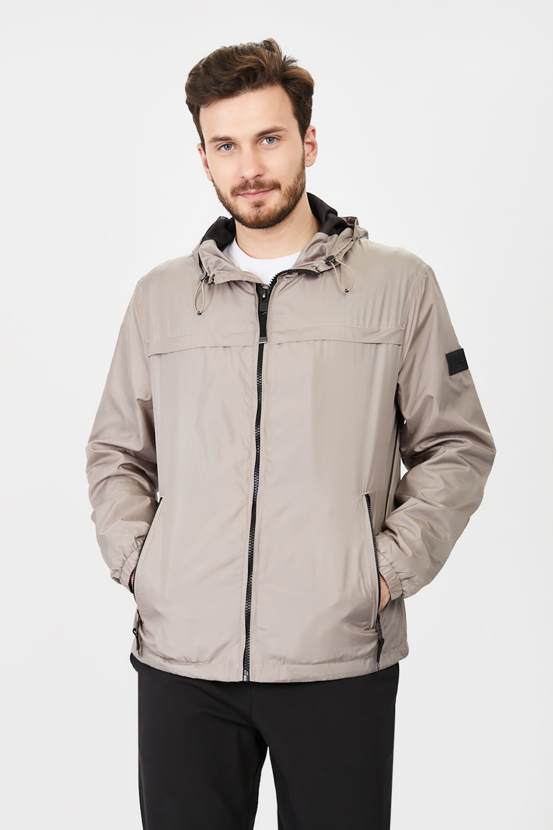 

Ветровка мужская Baon B601201 бежевая 3XL, B601201