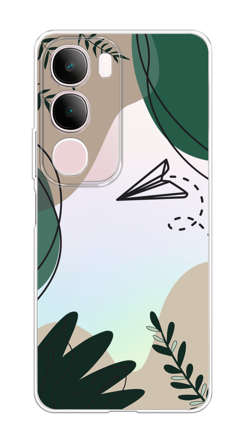 

Чехол на Vivo Y19s "Secret Garden", Зеленый;бежевый;черный, 2612350-1