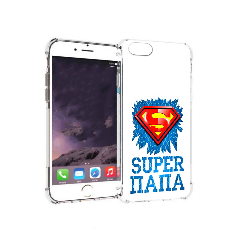 

Чехол MyPads Tocco для Apple iPhone 6 Супер Папа (PT54043.605.165), Прозрачный, Tocco