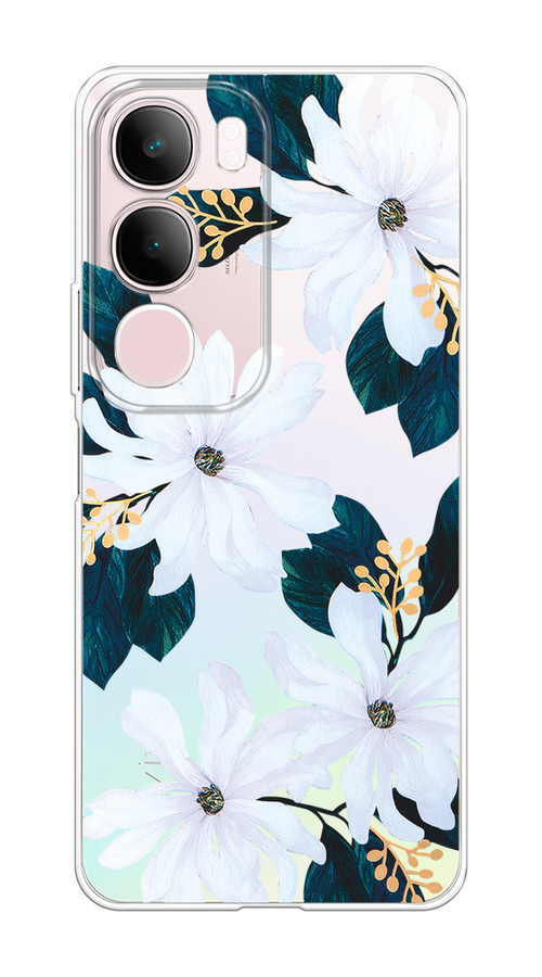 

Чехол на Vivo Y19s "Delilah Flower", Зеленый;белый, 2612350-1