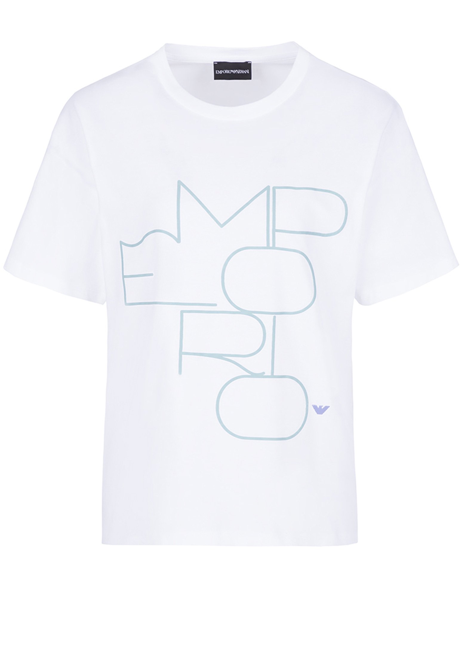 

Футболка женская Emporio Armani 126797 белая 40 IT, 126797