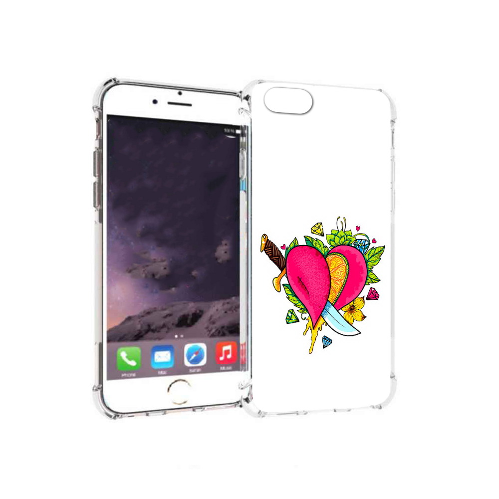 

Чехол MyPads Tocco для Apple iPhone 6 Фруктовое сердце (PT54043.605.188), Прозрачный, Tocco