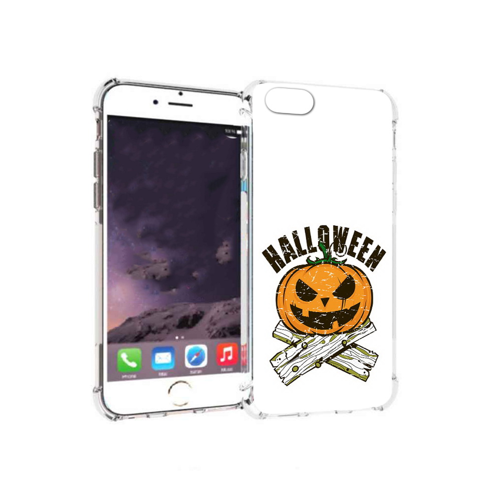 

Чехол MyPads Tocco для Apple iPhone 6 Хэллоуин доски тыква (PT54043.605.194), Прозрачный, Tocco