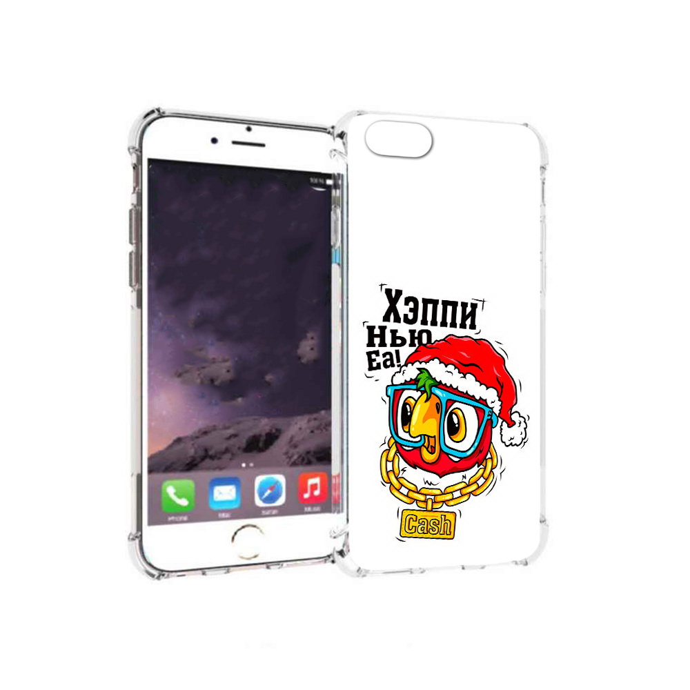 

Чехол MyPads Tocco для Apple iPhone 6 Хэппи нью еа (PT54043.605.196), Прозрачный, Tocco