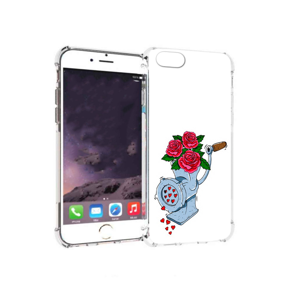 

Чехол MyPads Tocco для Apple iPhone 6 Цветочные сердца (PT54043.605.199), Прозрачный, Tocco