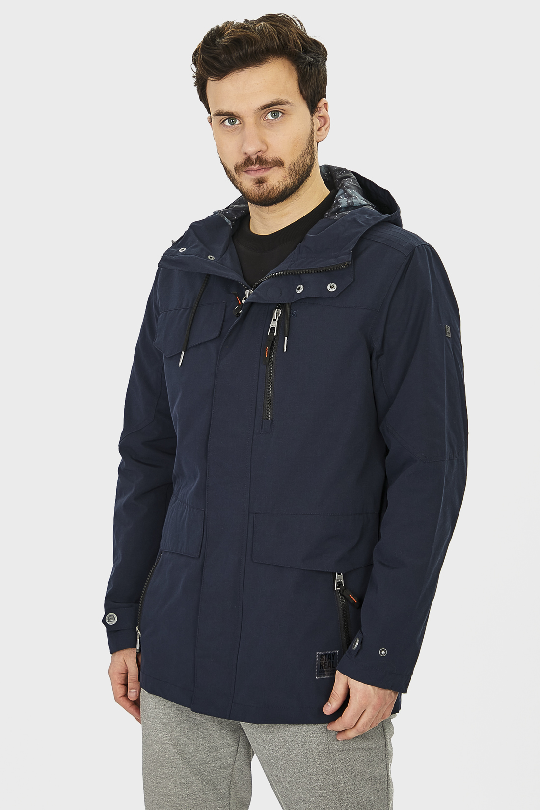 

Куртка мужская Baon B601013 синяя 4XL, B601013