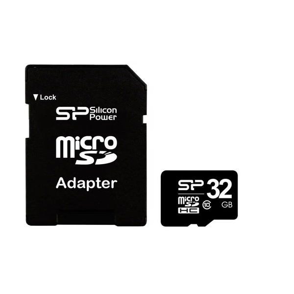 Карта памяти Silicon Power Micro SDHC 32Гб microSDHC 32 (SP032GBSTH010V10)