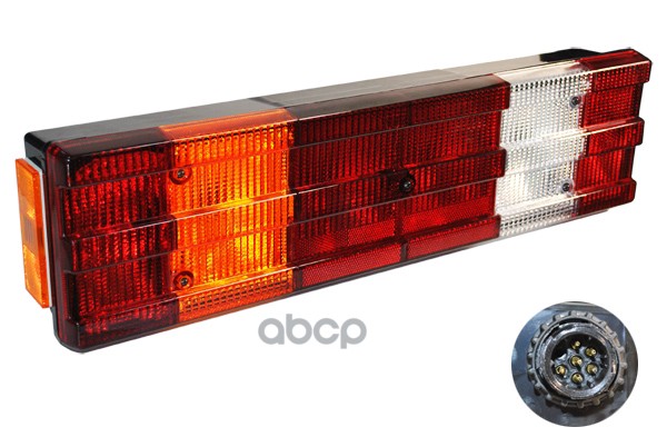 

M610947_фонарь Задний! Lh 6-Секц. Amp-Socket,С Подсв Mb Actros MARS Tech арт. M610947