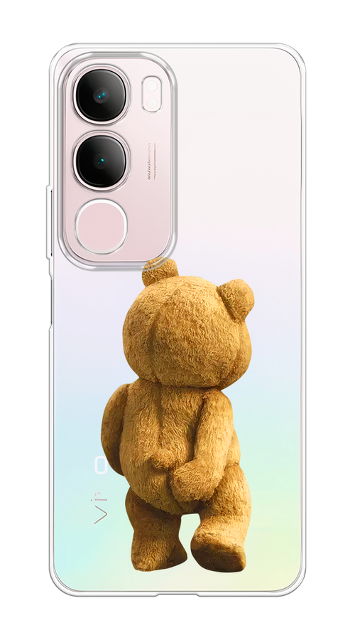 

Чехол на Vivo Y19s "Медвежья спина", Коричневый;прозрачный, 2612350-1