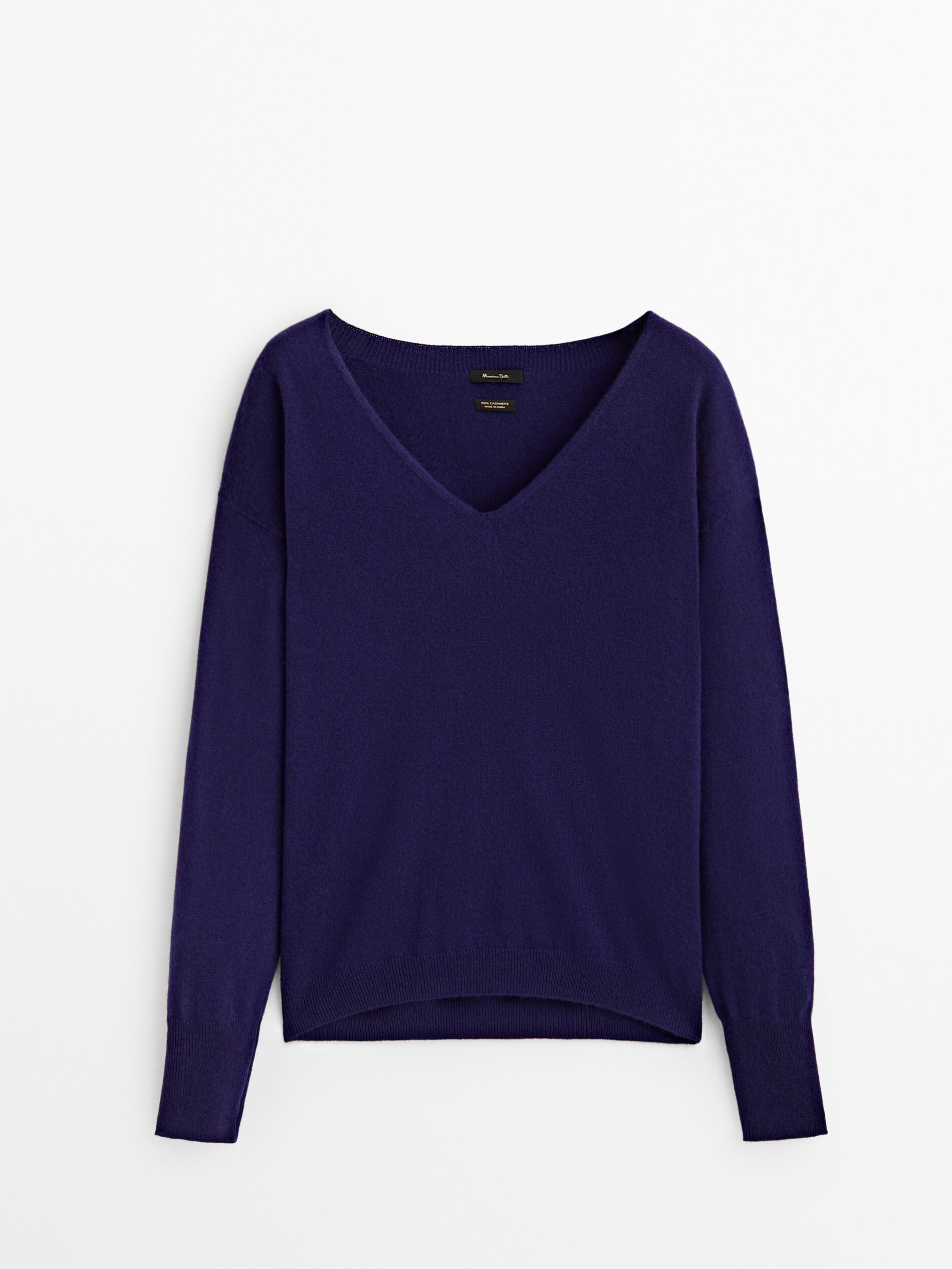 

Пуловер женский Massimo Dutti 05621620430 синий XS, 05621620430