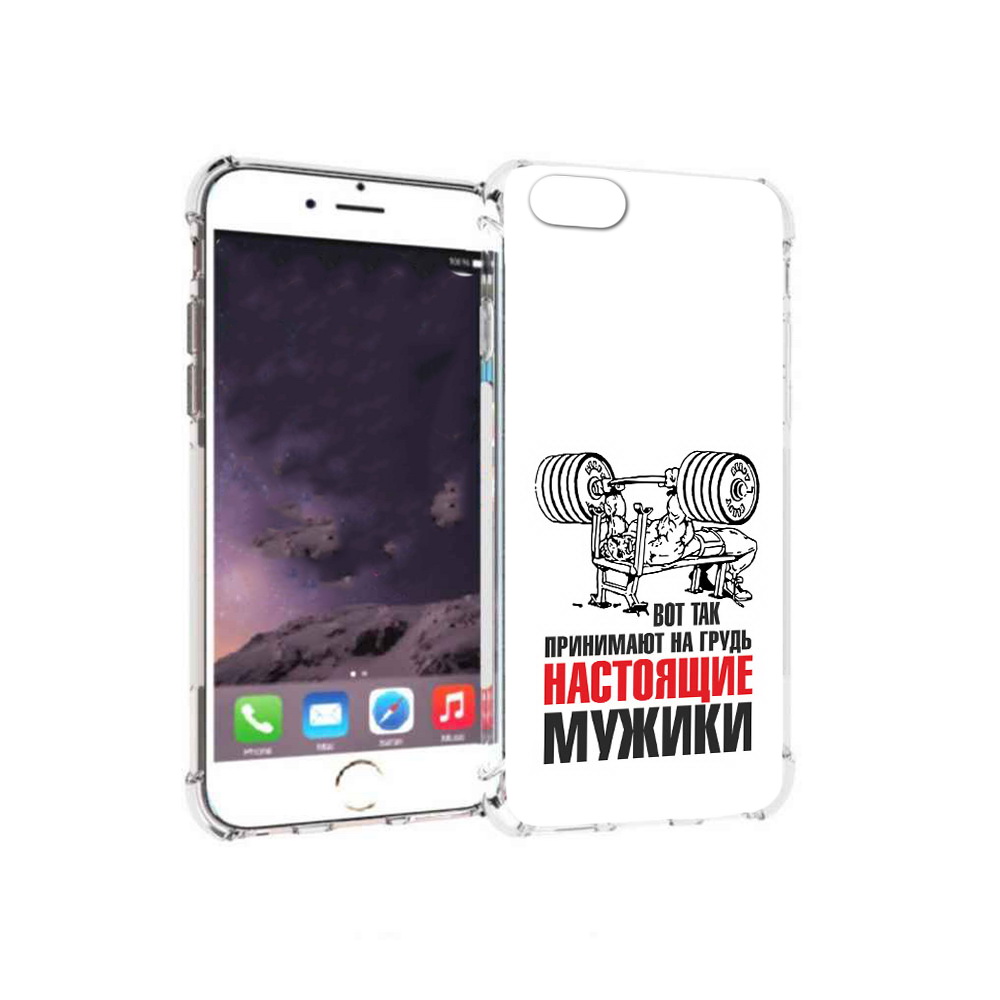 

Чехол MyPads Tocco для Apple iPhone 6 бодибилдинг для мужиков (PT54043.605.233), Прозрачный, Tocco