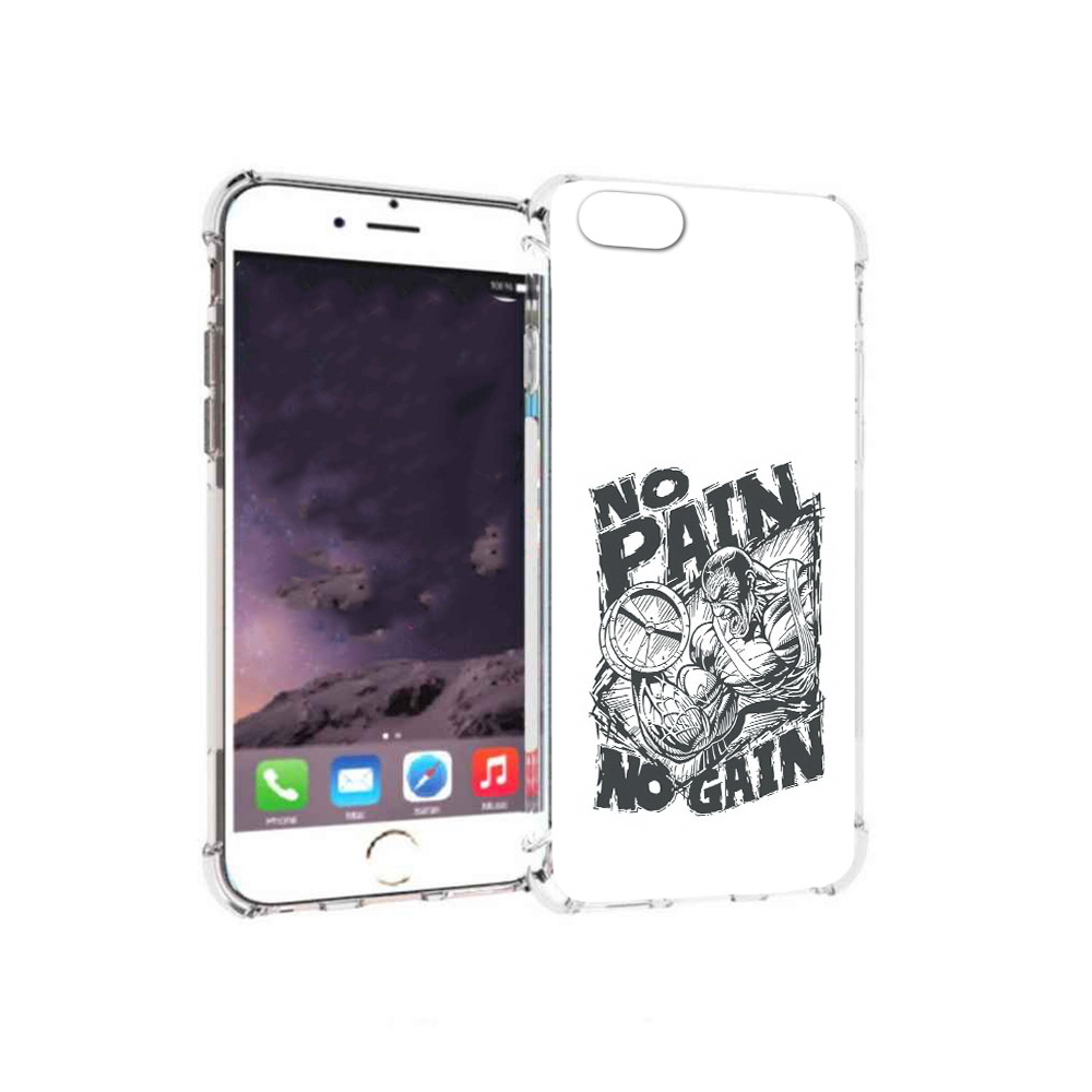 

Чехол MyPads Tocco для Apple iPhone 6 бодибилдинг тяжелая работа (PT54043.605.238), Прозрачный, Tocco
