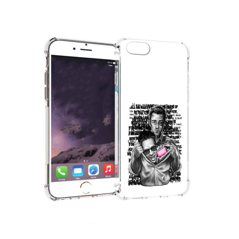 

Чехол MyPads Tocco для Apple iPhone 6 бойцовский клуб (PT54043.605.242), Прозрачный, Tocco