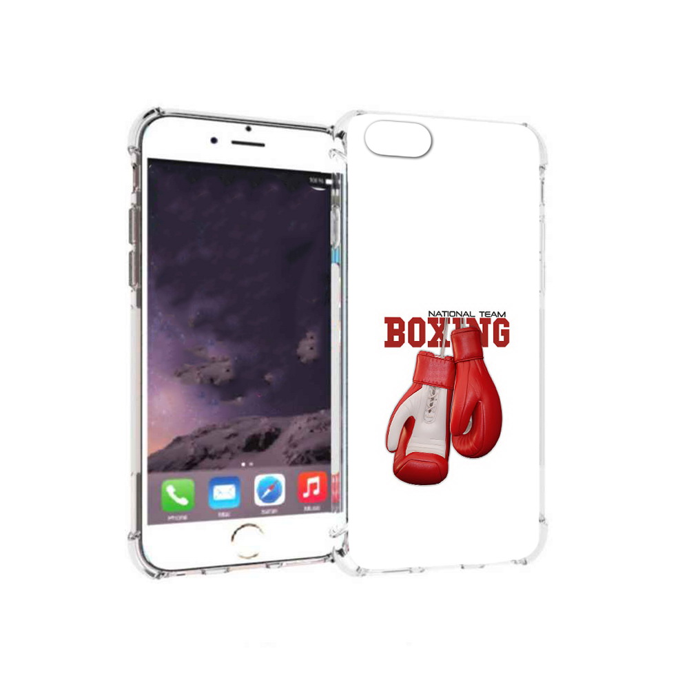 

Чехол MyPads Tocco для Apple iPhone 6 боксерские перчатки (PT54043.605.244), Прозрачный, Tocco