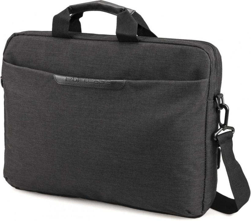 

Сумка унисекс PortCase POR-KCB161BK/BLACK серая, Серый, POR-KCB161BK/BLACK
