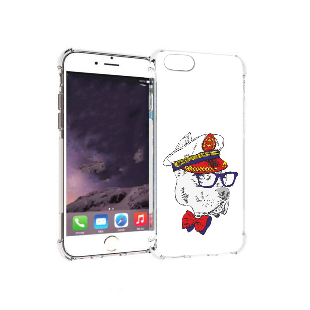 

Чехол MyPads Tocco для Apple iPhone 6 бульдог (PT54043.605.251), Прозрачный, Tocco
