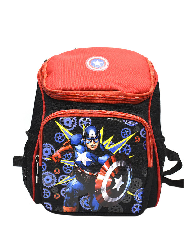 фото Детский рюкзак для мальчика капитан америка 22*25*9 см к 109 - 17 америка красный nobrand