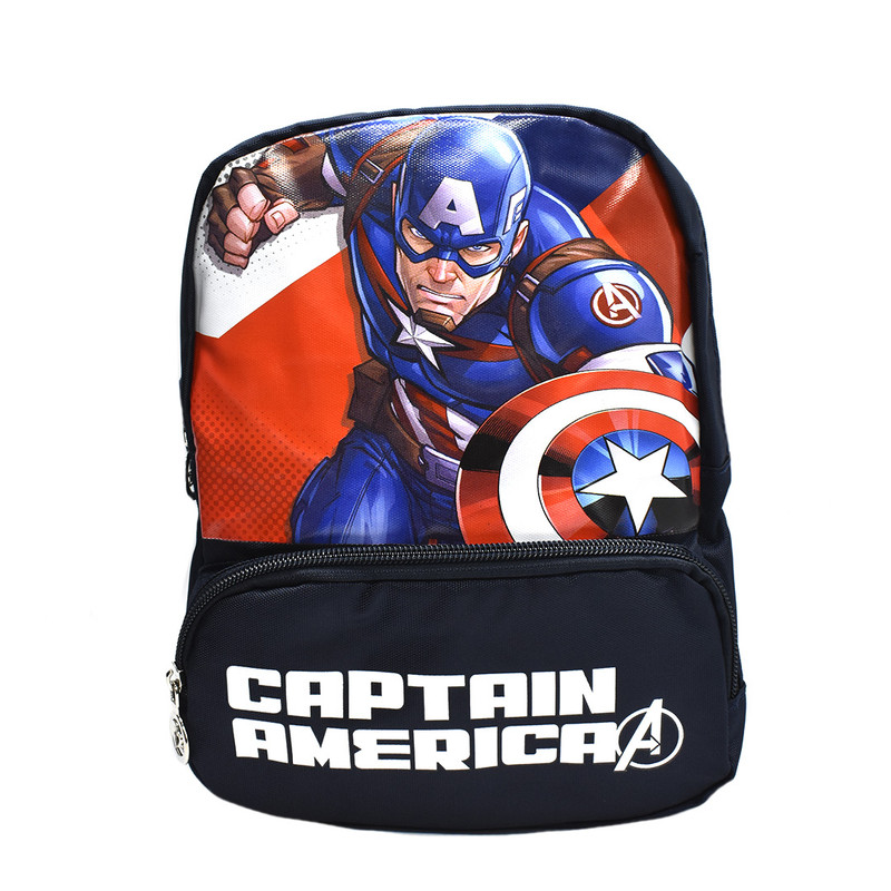 фото Детский рюкзак для мальчика капитан америка 22*25*9 см к 109 - 14 темно-синий nobrand