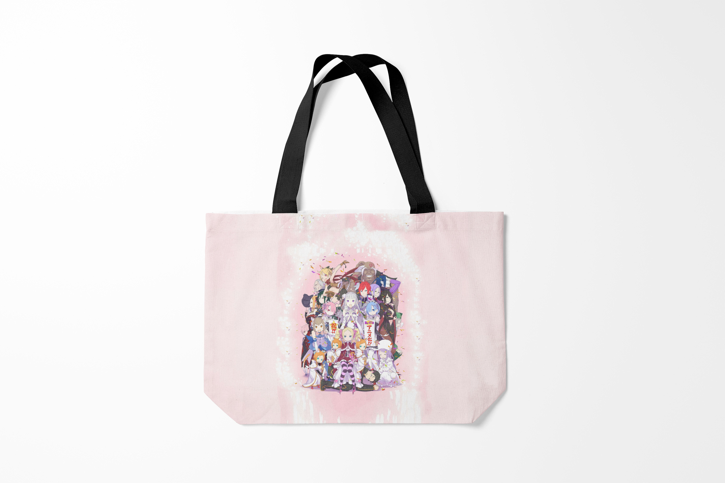 

Сумка шoппер унисекс Burnettie Re Zero, розовый, Re Zero