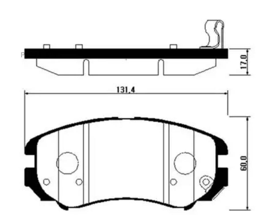 

Тормозные колодки HSB дисковые HP0009