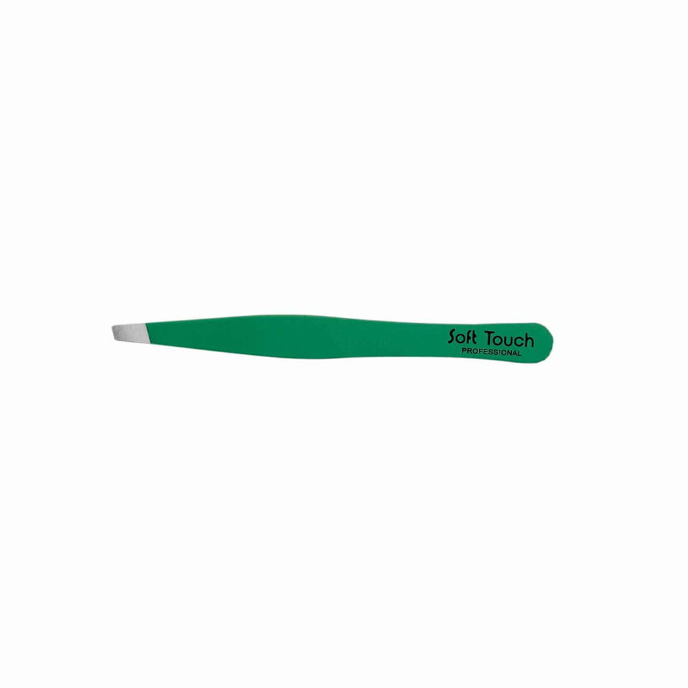 Пинцет Для Бровей Kiepe Soft Touch зеленый штекер кузнечик зеленый 3х5см длина 22см