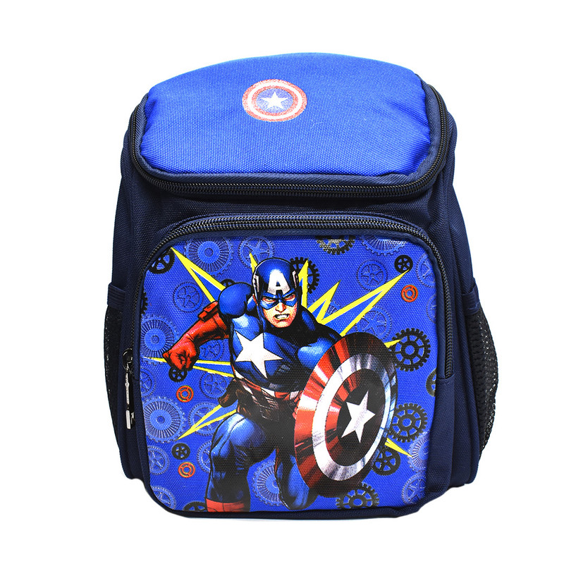 фото Детский рюкзак для мальчика капитан америка 22*25*9 см к 109 - 16 синий nobrand
