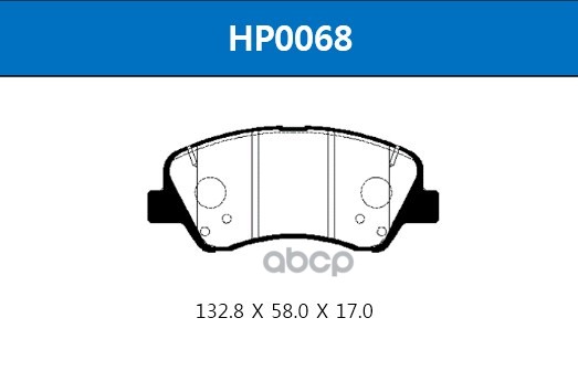 

Тормозные колодки HSB передние HP0068