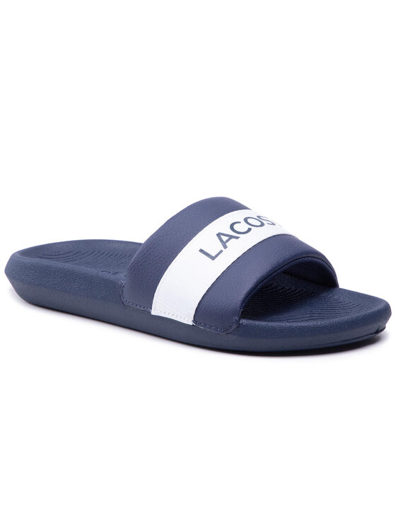 Шлепанцы Croco Slide 0721 1 Cma 7-41CMS0007092 Lacoste синий 40,5 EU