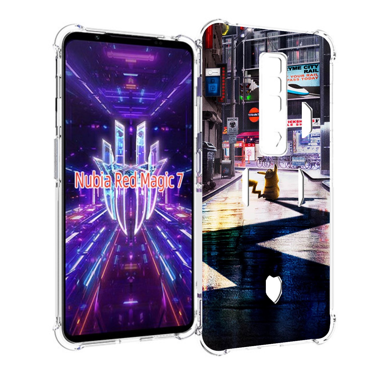 

Чехол MyPads Пикачу-в-городе для ZTE Nubia Red Magic 7, Прозрачный, Tocco