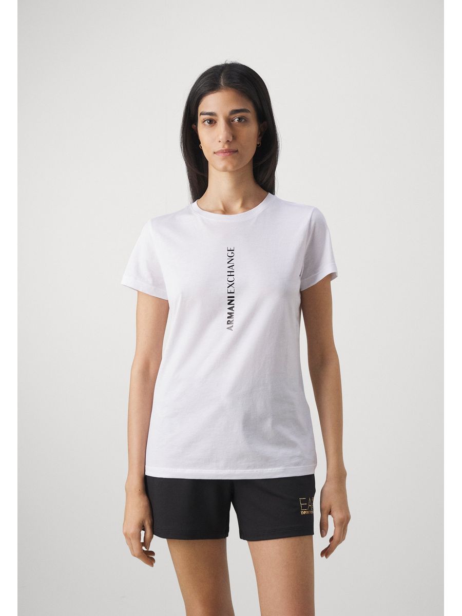 

Футболка женская Armani Exchange ARC21D088 белая 2XL, Белый, ARC21D088